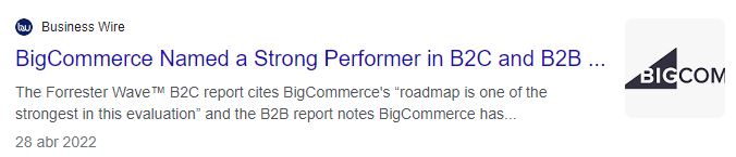 Noticia BigCommerce